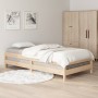 Solid pine wood stackable bed 100x200 cm by vidaXL, Beds and slatted bases - Ref: Foro24-820387, Price: 102,37 €, Discount: %