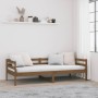 Honey brown solid pine wood sofa bed 90x190 cm by vidaXL, Beds and slatted bases - Ref: Foro24-814637, Price: 119,99 €, Disco...