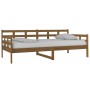 Sofá cama de madera maciza de pino marrón miel 90x190 cm de vidaXL, Camas y somieres - Ref: Foro24-820370, Precio: 101,74 €, ...