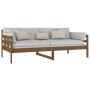 Sofá cama de madera maciza de pino marrón miel 90x190 cm de vidaXL, Camas y somieres - Ref: Foro24-820370, Precio: 101,74 €, ...