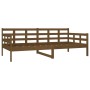 Sofá cama de madera maciza de pino marrón miel 90x190 cm de vidaXL, Camas y somieres - Ref: Foro24-820370, Precio: 101,74 €, ...