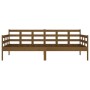 Sofá cama de madera maciza de pino marrón miel 90x190 cm de vidaXL, Camas y somieres - Ref: Foro24-820370, Precio: 101,74 €, ...