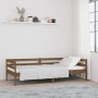 Sofá cama de madera maciza de pino marrón miel 80x200 cm de vidaXL, Camas y somieres - Ref: Foro24-814677, Precio: 108,52 €, ...