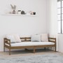 Sofá cama de madera maciza de pino marrón miel 80x200 cm de vidaXL, Camas y somieres - Ref: Foro24-814677, Precio: 108,52 €, ...