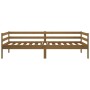 Sofá cama de madera maciza de pino marrón miel 80x200 cm de vidaXL, Camas y somieres - Ref: Foro24-814677, Precio: 108,52 €, ...