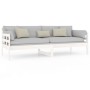 Solid white pine wood sofa bed 80x200 cm by vidaXL, Beds and slatted bases - Ref: Foro24-820363, Price: 98,99 €, Discount: %