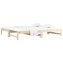 Sofá cama extraíble madera maciza de pino 2x(90x190) cm de vidaXL, Camas y somieres - Ref: Foro24-820437, Precio: 113,07 €, D...