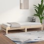 Sofá cama extraíble madera maciza de pino 2x(90x190) cm de vidaXL, Camas y somieres - Ref: Foro24-820437, Precio: 113,07 €, D...