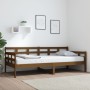 Honey brown solid pine wood sofa bed 90x200 cm by vidaXL, Beds and slatted bases - Ref: Foro24-820360, Price: 117,67 €, Disco...