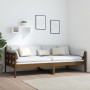 Honey brown solid pine wood sofa bed 90x200 cm by vidaXL, Beds and slatted bases - Ref: Foro24-820360, Price: 117,67 €, Disco...