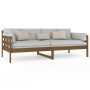 Honey brown solid pine wood sofa bed 90x200 cm by vidaXL, Beds and slatted bases - Ref: Foro24-820360, Price: 117,67 €, Disco...