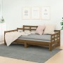 Removable sofa bed solid pine wood honey brown 2x(90x200)cm by vidaXL, Beds and slatted bases - Ref: Foro24-820345, Price: 21...