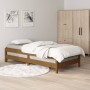 Cama apilable de madera maciza de pino marrón miel 75x190 cm de vidaXL, Camas y somieres - Ref: Foro24-820410, Precio: 108,39...