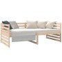 Solid pine wood sofa bed 90x190 cm by vidaXL, Beds and slatted bases - Ref: Foro24-814649, Price: 90,99 €, Discount: %