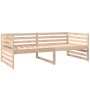 Solid pine wood sofa bed 90x190 cm by vidaXL, Beds and slatted bases - Ref: Foro24-814649, Price: 90,99 €, Discount: %