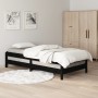 Schwarzes, stapelbares Bett aus massivem Kiefernholz, 75 x 190 cm von vidaXL, Betten und Lattenroste - Ref: Foro24-820411, Pr...