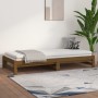 Sofá cama extraíble madera de pino marrón miel 2x(80x200) cm de vidaXL, Camas y somieres - Ref: Foro24-820435, Precio: 130,00...