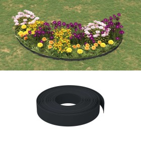 Black polyethylene garden edging 10 m 10 cm by vidaXL, Garden edging and edging - Ref: Foro24-154394, Price: 23,35 €, Discoun...