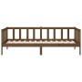 Sofá cama de madera maciza de pino marrón miel 90x190 cm de vidaXL, Camas y somieres - Ref: Foro24-814647, Precio: 93,27 €, D...