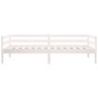 Sofá cama madera maciza de pino blanco 90x190 cm de vidaXL, Camas y somieres - Ref: Foro24-814635, Precio: 120,99 €, Descuent...