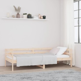 Schlafsofa aus massivem Kiefernholz, 80 x 200 cm von vidaXL, Betten und Lattenroste - Ref: Foro24-814674, Preis: 118,99 €, Ra...