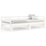 Removable sofa bed solid white pine wood 2x(80x200) cm by vidaXL, Beds and slatted bases - Ref: Foro24-814695, Price: 172,23 ...