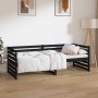 Sofá cama de madera maciza de pino negro 80x200 cm de vidaXL, Camas y somieres - Ref: Foro24-814693, Precio: 132,94 €, Descue...