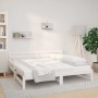 Removable sofa bed solid white pine wood 2x(90x190) cm by vidaXL, Beds and slatted bases - Ref: Foro24-814660, Price: 179,43 ...