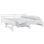 Removable sofa bed solid white pine wood 2x(90x190) cm by vidaXL, Beds and slatted bases - Ref: Foro24-814660, Price: 179,43 ...