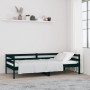 Solid black pine wood sofa bed 90x190 cm by vidaXL, Beds and slatted bases - Ref: Foro24-814638, Price: 119,23 €, Discount: %