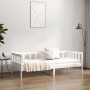 Solid white pine wood sofa bed 90x190 cm by vidaXL, Beds and slatted bases - Ref: Foro24-814645, Price: 115,26 €, Discount: %