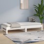 Removable sofa bed solid white pine wood 2x(80x200) cm by vidaXL, Beds and slatted bases - Ref: Foro24-820433, Price: 137,27 ...