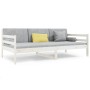 Solid white pine wood sofa bed 80x200 cm by vidaXL, Beds and slatted bases - Ref: Foro24-814680, Price: 121,99 €, Discount: %