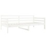 Solid white pine wood sofa bed 80x200 cm by vidaXL, Beds and slatted bases - Ref: Foro24-814680, Price: 121,99 €, Discount: %