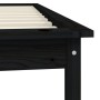 Estructura de cama madera maciza de pino negra 90x200 cm de vidaXL, Camas y somieres - Ref: Foro24-820530, Precio: 73,99 €, D...