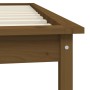 Estructura de cama madera maciza pino marrón miel 75x190 cm de vidaXL, Camas y somieres - Ref: Foro24-820569, Precio: 61,77 €...