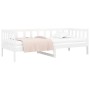 Solid white pine wood sofa bed 80x200 cm by vidaXL, Beds and slatted bases - Ref: Foro24-814685, Price: 166,74 €, Discount: %