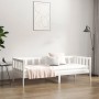 Solid white pine wood sofa bed 80x200 cm by vidaXL, Beds and slatted bases - Ref: Foro24-814685, Price: 166,74 €, Discount: %