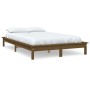 Estructura de cama madera maciza pino marrón miel 120x200 cm de vidaXL, Camas y somieres - Ref: Foro24-820539, Precio: 92,25 ...