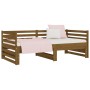 Sofá cama extraíble madera de pino marrón miel 2x(80x200) cm de vidaXL, Camas y somieres - Ref: Foro24-814712, Precio: 228,16...