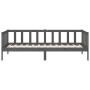 Gray solid pine wood sofa bed 80x200 cm by vidaXL, Beds and slatted bases - Ref: Foro24-814686, Price: 118,93 €, Discount: %