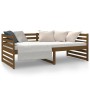 Sofá cama de madera maciza de pino marrón miel 90x190 cm de vidaXL, Camas y somieres - Ref: Foro24-814652, Precio: 99,84 €, D...