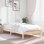 Estructura de cama madera maciza de pino blanco 90x200 cm de vidaXL, Camas y somieres - Ref: Foro24-820526, Precio: 90,35 €, ...