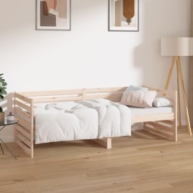 Solid pine wood sofa bed 80x200 cm by vidaXL, Beds and slatted bases - Ref: Foro24-814689, Price: 112,99 €, Discount: %