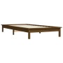 Estructura de cama madera maciza pino marrón miel 90x200 cm de vidaXL, Camas y somieres - Ref: Foro24-820529, Precio: 89,42 €...