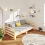 Removable sofa bed solid pine wood 2x(90x190) cm by vidaXL, Beds and slatted bases - Ref: Foro24-814659, Price: 146,99 €, Dis...