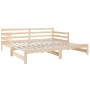 Sofá cama extraíble madera maciza de pino 2x(90x190) cm de vidaXL, Camas y somieres - Ref: Foro24-814659, Precio: 146,02 €, D...