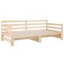 Removable sofa bed solid pine wood 2x(90x190) cm by vidaXL, Beds and slatted bases - Ref: Foro24-814659, Price: 146,99 €, Dis...