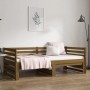 Removable sofa bed solid pine wood honey brown 2x(90x190)cm by vidaXL, Beds and slatted bases - Ref: Foro24-814672, Price: 14...