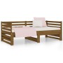 Removable sofa bed solid pine wood honey brown 2x(90x190)cm by vidaXL, Beds and slatted bases - Ref: Foro24-814672, Price: 14...